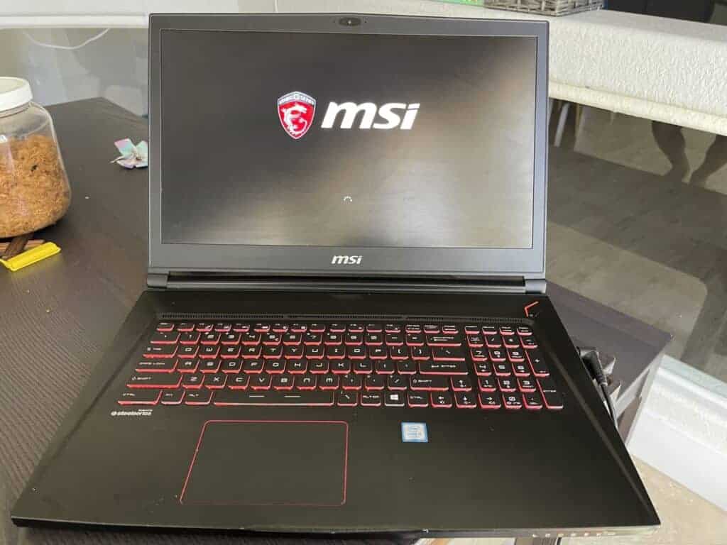 Locked MSI Laptop