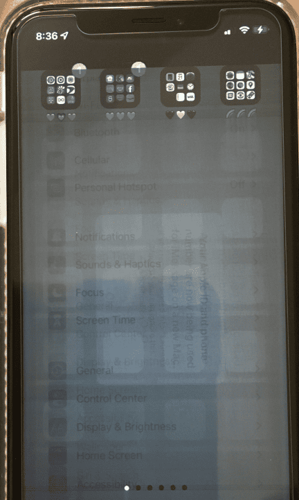 iPhone Screen Turned Grey