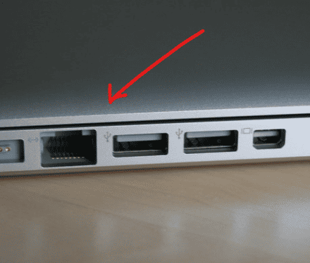 Laptop Ethernet Port