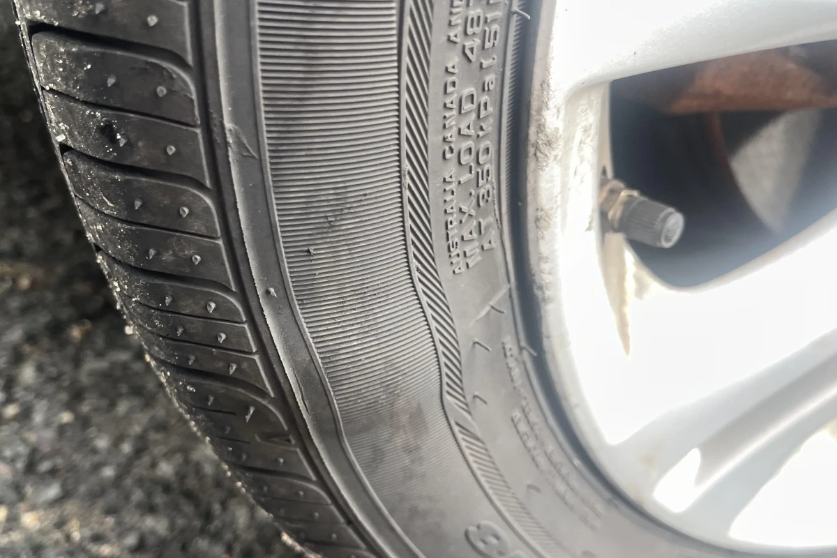 Tire Sidewall Bulge