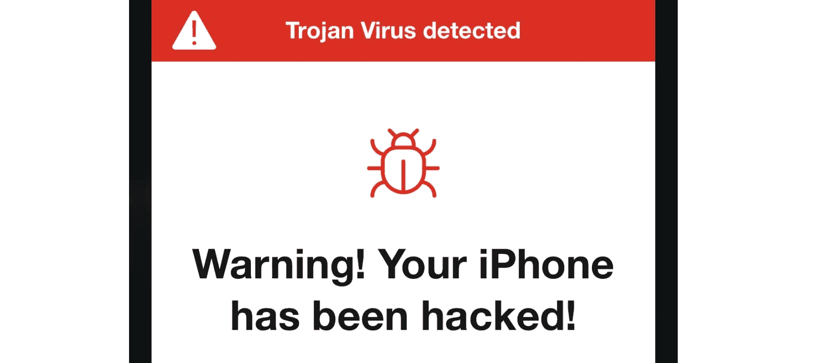 Your iPhone Hacked Warning