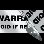 Warranty Void Sticker