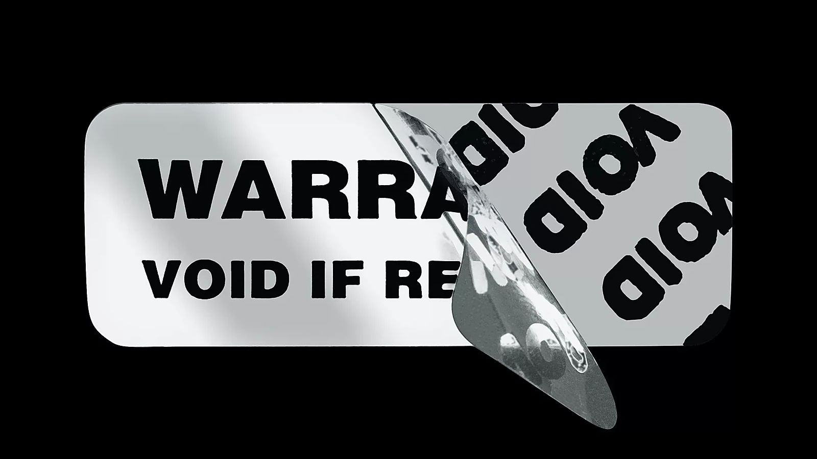 Warranty Void Sticker